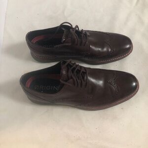 Cole Haan Burgundy Leather Wing Tip - 73